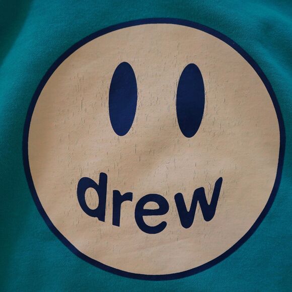 Drew Skate House Green Smiley Face Green Hoodie Sweatshirt Adult‎ M - Picture 5 of 7
